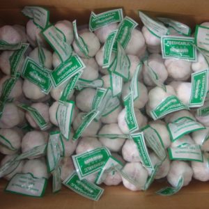 Ajo blanco normal, 3 unidades, caja de 10 kg